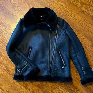 Women’s bomber fur jacket